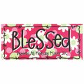 Perfectpillows 9.75 x 21.875 in. Blessed Beyond Measure Insert Doormat PE3463882